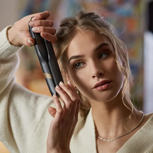 Miniatura 9 de ghd Estilizador desenchufado: plancha plana inalámbrica de 1 pulgada Negro