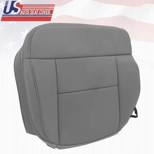 Miniatura 3 de 2007 para Ford F150 Lariat Driver Side Bottom Funda de asiento de tela de repuesto gris pedernal