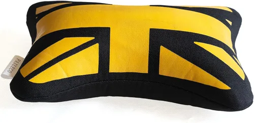 Miniatura 5 de Almohada para el cuello del asiento de coche (2 piezas) (dorado Union Jack)