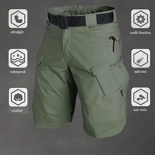 Miniatura 4 de AUTIWITUA Pantalones cortos cargo para hombre