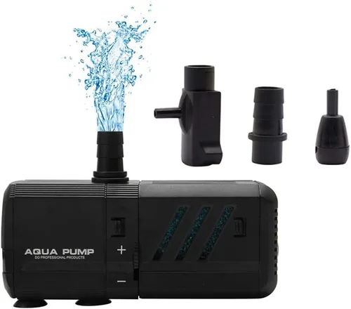 Miniatura 8 de MQ Bomba de agua sumergible de 400 GPH (1500 L/H, 15 W) con filtros y boquillas de agua, ultra silenciosa para acuario, pecera, estanque, fuente