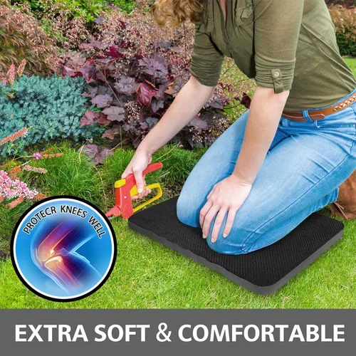 Miniatura 3 de HOOPLE Almohadilla para arrodillarse para jardinería, almohadilla de espuma ligera para rodillas para jardín, baño, yoga y ejercicio, almohadilla