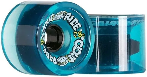 Miniatura 2 de Cloud Ride! Ruedas Cruiser 2.717 in 78A Longboard Ruedas Azul medianoche transparente