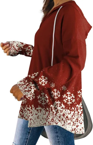 Miniatura 3 de Sudaderas con capucha de moda de otoño para mujer, sudaderas largas de manga larga, tendencia ahora 2023
