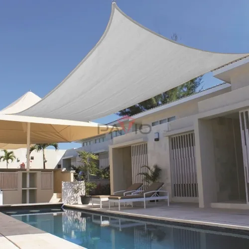 Miniatura 5 de Patio Paradise - Toldo parasol rectangular de 8 x 12 pies, Toldo con bloqueador de rayos UV para patio, toldo para dar sombra, toldo resistente