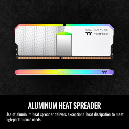 Miniatura 6 de Thermaltake TOUGHRAM XG RGB Blanco DDR4 3600MHz 64GB C18 (32GB x 2) 16.8 millones de colores RGB Alexa/Razer Chroma/5V Tarjeta madre Sincable RGB
