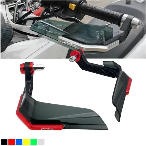 Miniatura 2 de Motorcycle Handguards, Motorcycle Handlebar Grips Guard Brake Clutch Levers Handle Windproof Protector for Bajaj Pulsar 200NS 200RS 200AS 200 NS RS