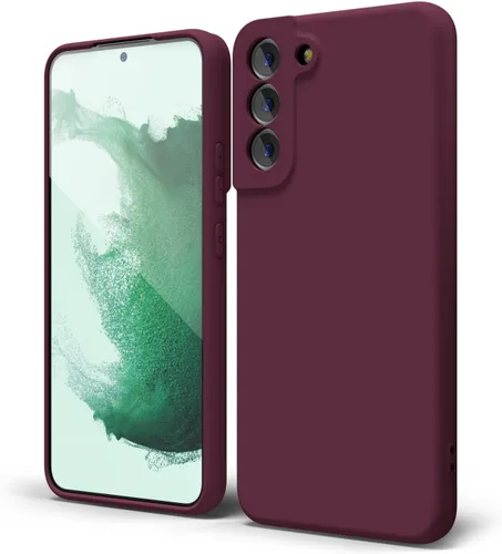 Miniatura 28 de oakxco Funda para teléfono Samsung Galaxy S21 Ultra con agarre de silicona líquida, bonita funda delgada y delgada de goma suave de TPU lisa