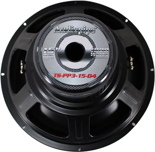 Miniatura 4 de Subwoofer dual dual de 4 ohmios de 15 pulgadas, 1800 W