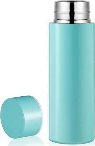 Miniatura 14 de Irenare Mini botella de agua de 5 onzas, mini botella de acero inoxidable aislada para botella de agua, bonita botella a prueba de fugas, mantiene