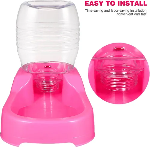 Miniatura 3 de Mipcase Puppy Supplies - Comedero de agua para perros, dispensador de agua para perros, grande, dispensador automático de agua para alimentos