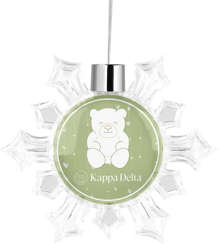 Miniatura 7 de Kappa Delta Sorority - Adorno para árbol de Navidad, diseño de copo de nieve, decoración para fiesta de árbol, hogar, vacaciones (Kappa Delta #10)