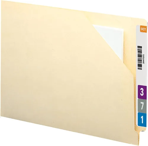 Miniatura 2 de Smead End Tab File Jacket with Antimicrobial Product Protection, Reinforced Straight-Cut Tab, Flat-No Expansion, Letter Size, Manila, 100 per Box