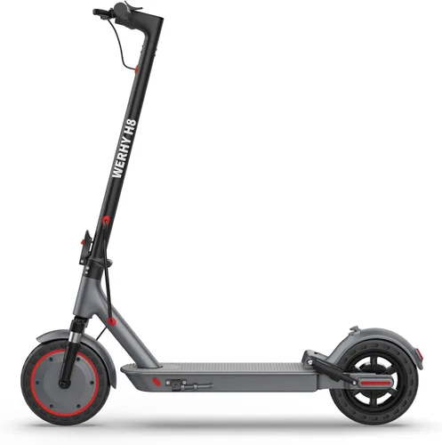 WERHY 10 Inches Electric Scooter, 22 MPH Top Speed & 500W Powerful Motor, 22-28Miles Long Range, Folding E Scooter with Dual Braking for Adults
