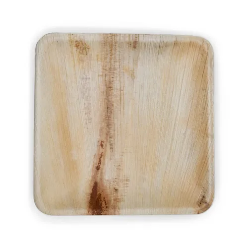 Platos cuadrados de 9 pulgadas; biodegradables; platos para bodas, fiestas y eventos, paquete de 8 de 25 platos, 200 platos