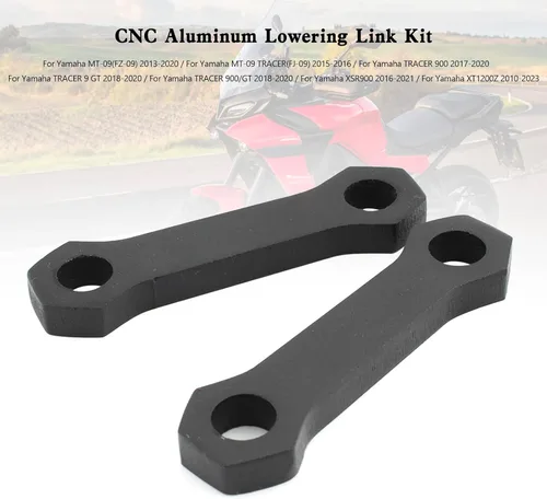 Miniatura 3 de Topteng Kit de eslabones de bajada de aluminio CNC para Yamaha MT-09 (FZ-09) 2013-2020, MT-09 TRACER (FJ-09) 2015-2016, TRACER 900 2017-2020, TRACER
