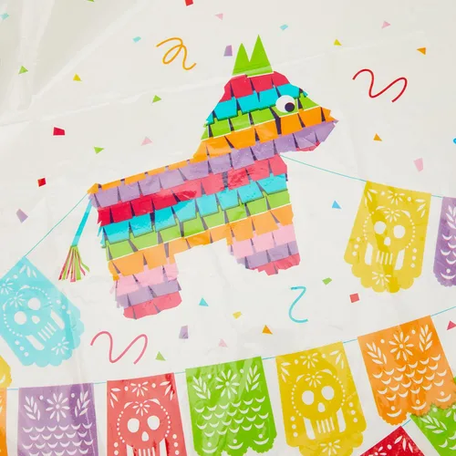 Miniatura 4 de Mantel de plástico para fiesta mexicana, 54 x 84 pulgadas