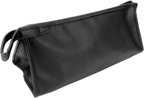 Bolsa de almacenamiento para secador de pelo, estuche de viaje para secador de pelo, bolsa de transporte de piel sintética a prueba de polvo, bolsa