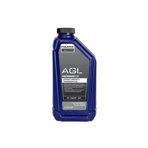 Polaris AGL Fluido de Transmisión y Lubricante de Caja de Engranajes Completamente Sintético para Vehículos Todo Terreno con Motor de 4 Tiempos,