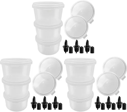 Miniatura 9 de Paquete de 3 moldes de hielo afeitado para hielo afeitado hawaiano con tapas. Crea divertidas golosinas de cono de nieve con tazas reutilizables sin