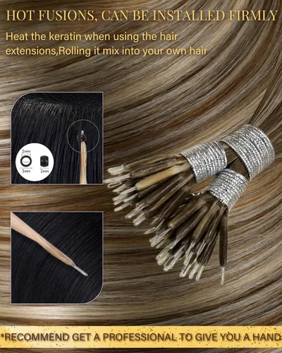 Miniatura 44 de 【Descuento】Hetto - Extensiones de cabello con cinta adhesiva, 40g, extensiones de cabello humano, color rubio ceniza oscuro degradado a rubio medio