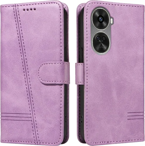 Miniatura 154 de Funda con tapa para Huawei Nova Lite 3, protección de 360 grados, a prueba de golpes, de piel sintética, con función atril y 3 ranuras