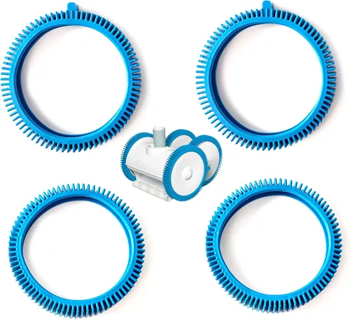 Miniatura 8 de AR-PRO Paquete de 2 neumáticos de repuesto con repuesto Super Hump compatibles con limpiadores de piscinas Poolvergnuegen y Hayward Número de pieza