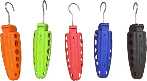 Miniatura 2 de Mo're - Percha plegable para traje de surf, accesorio de buceo, colgador plegable ventilado (negro)