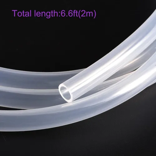 Miniatura 4 de DMiotech 1/4" ID 5/16" OD 6.6 pies tubo de silicona transparente tubo industrial de silicona para bomba de aire de agua Claro