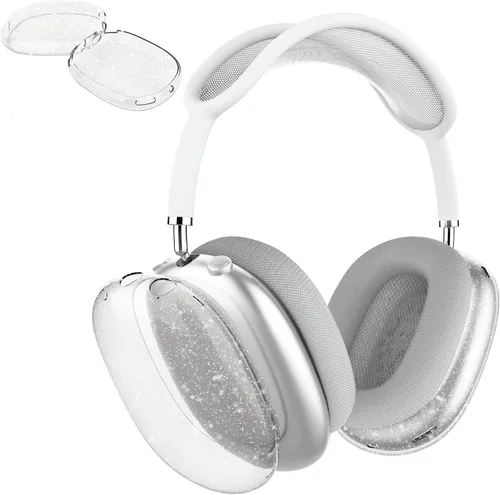 Miniatura 8 de Aircawin Funda transparente para AirPods Max, funda transparente a prueba de golpes para Airpods Max, funda protectora de TPU suave antiarañazos,