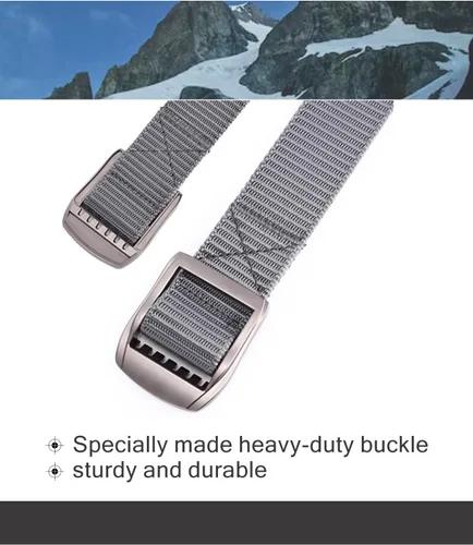 Miniatura 4 de Cinturón de trabajo de nailon para hombre de 1.5 pulgadas, cinturón de trabajo simple para uso diario