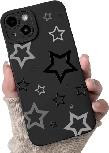 Miniatura 25 de Lovmooful Funda compatible con iPhone 13, bonito diseño de hongos negros para niñas y mujeres, TPU suave a prueba de golpes, protector femenino