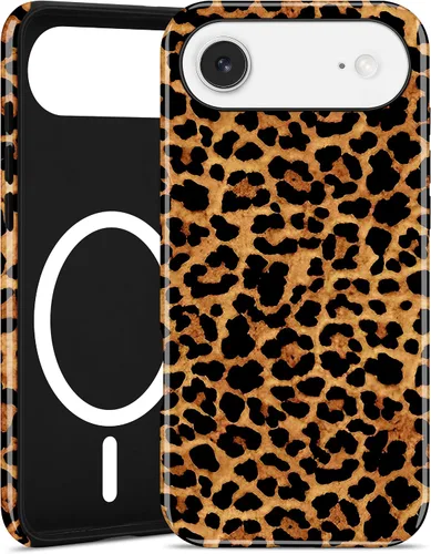 Miniatura 118 de Jusy Compatible con MagSafe Brown Tortoise Shell Print Phone Case para iPhone 7/8/SE, funda protectora magnética de lujo de TPU suave