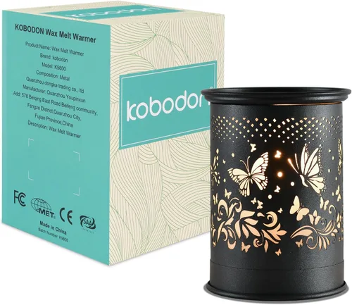 Miniatura 3 de kobodon Calentador de cera de metal, calentador de cera derretida, quemador de cera para velas, calentador de cera eléctrica para derretir velas