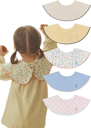 Miniatura 12 de Konny Baby Bib 3/5/7-Pack Set, 360 ° Rotate, Soft and Absorbent Drooling for Toddler Boys Girls Baby Essentials