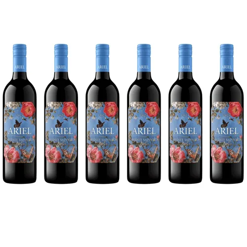 Miniatura 7 de Ariel Vineyards Cabernet Sauvignon vino sin alcohol con tarjeta de degustación BeClink y guía Alternativa al vino tinto de California sin alcohol