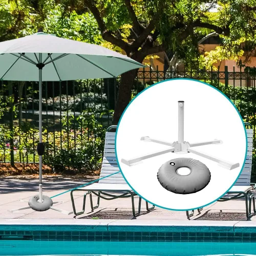 Miniatura 10 de Soporte portátil plegable para sombrilla de playa, soporte portátil para sombrilla de patio, anclaje de sombrilla para exteriores, con bolsa