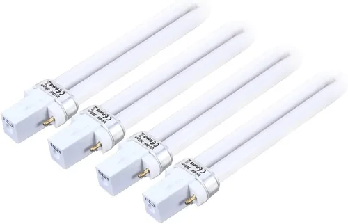 Miniatura 2 de ZJchao Juego de bombillas LED, 4 piezas de 9 W, no inductancia de repuesto, tubo UV, tubo de bombilla de 365 nm, para secador de arte de uñas