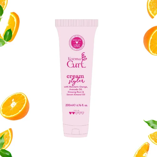 Miniatura 3 de Cream Styler 6.76 fl oz 6.8 fl oz Crema ligera definidora de rizos para cabello rizado y ondulado Crema hidratante para peinar con aguacate