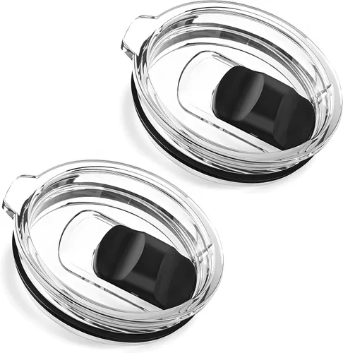 Paquete de 2 tapas de repuesto para tazas compatibles con Ember de 14 onzas (1ª y 2ª generación), tapa magnética para vaso, resistente a