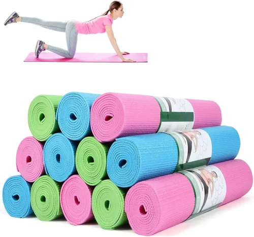 Miniatura 13 de Amylove 12 alfombrillas de yoga a granel de 68 x 24 x 0.12 pulgadas, antideslizantes, para mujeres y hombres, entrenamiento en casa, gimnasio, yoga