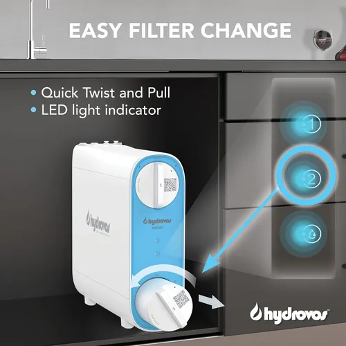Miniatura 3 de Filtro HV-RO1400-ROM, cartucho de repuesto #2 Se adapta solo al sistema de ósmosis inversa sin tanque HV-RO1400-OD, 2 años de vida útil del filtro