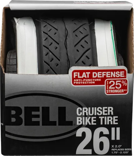 Bell Flat Defense Comfort Bike Tire Whitewall