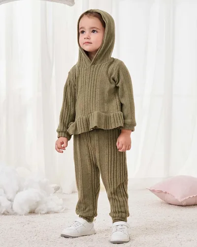 Miniatura 83 de Renotemy Conjunto de ropa para bebé recién nacida, para otoño e invierno, manga larga, pantalones, lindo conjunto de ropa para bebé niña