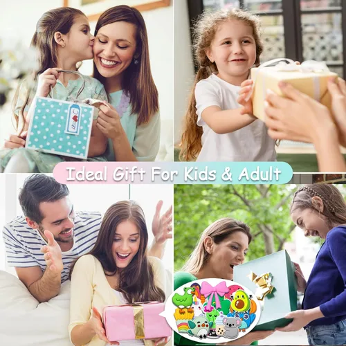 Miniatura 6 de 30, 50, 100 piezas de dijes para zapatos para niñas, lindos dijes de decoración de zapatos para niños, Kawaii no aleatorios, diferentes zapatos