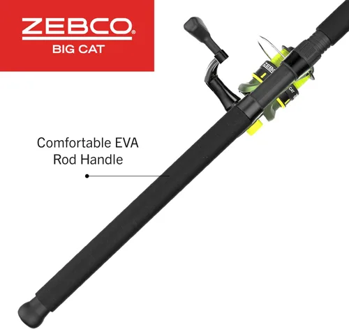 Miniatura 6 de Zebco Combo de carrete giratorio y caña de pescar Big Cat