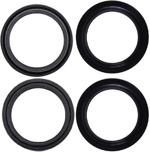 Miniatura 6 de 50x63x11 Front Fork Suspension Damper Oil Seal Dust Cover For BENELLI TRK502 TRK 502 2016 BN601 BN 601 TORNADO TRE RS 900 (Color : 2pcs Dust Cover)