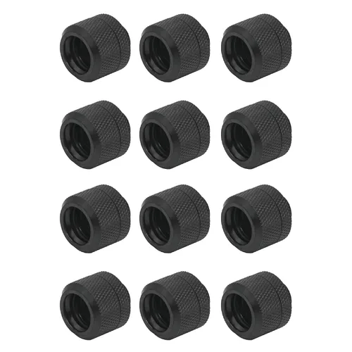 Miniatura 11 de dracaena.io Paquete de 2 roscas G1/4" a 12mm de diámetro exterior, Accesorio de Compresión para Tubería Rígida con diseño de cuerpo alto