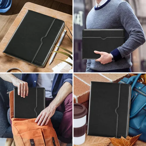 Miniatura 7 de DTTO para iPad Pro 12.9 6ª / 5ª / 4ª / 3ª generación Funda 2022/2021/2020/2018, Funda de cuero premium tipo folio con soporte integrado