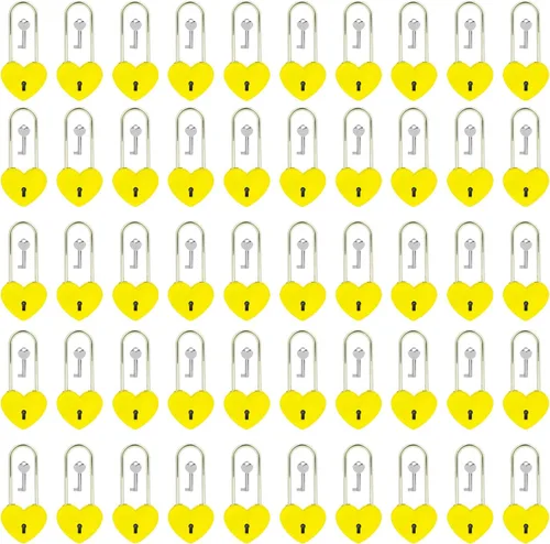 Miniatura 14 de Love Lock - Candado de corazón con llave para enamorados, boda, día de San Valentín, aniversario, viajes (con llave)